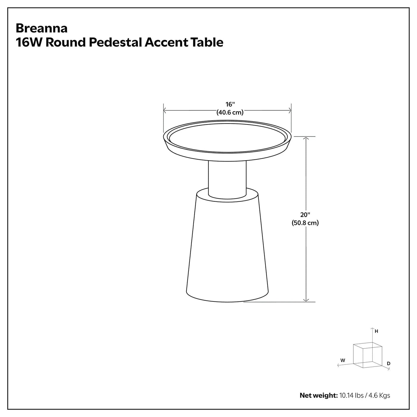 Breanna - Side Table by HouseOfZazla