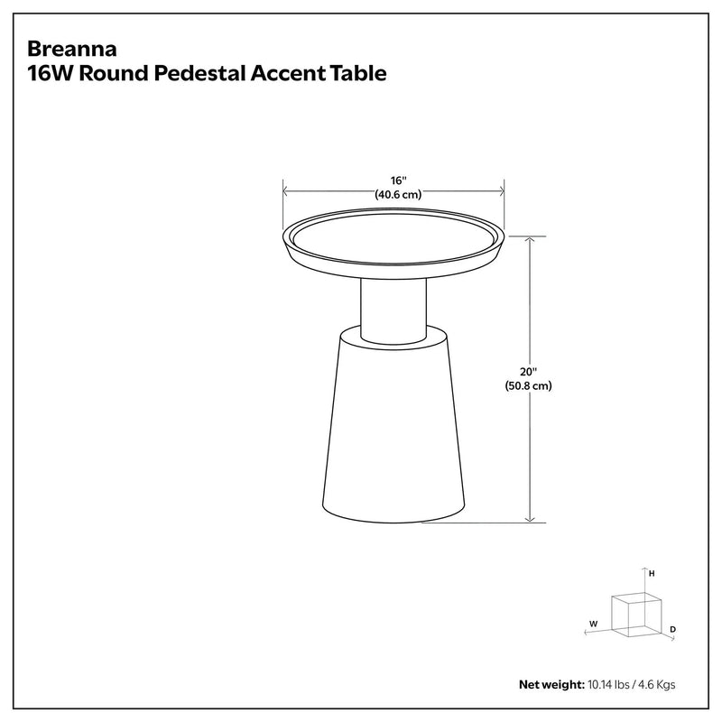 Breanna - Side Table by Unique Piece Furniture