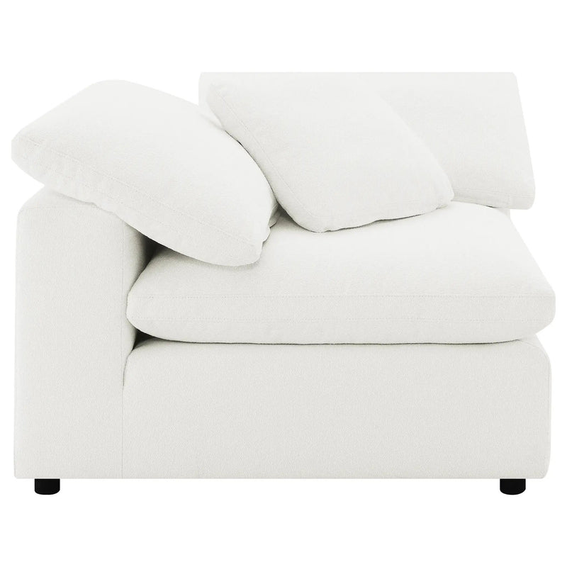 Raleigh 5-piece Boucle Upholstered Modular Sectional Ivory by Unique Piece Furniture