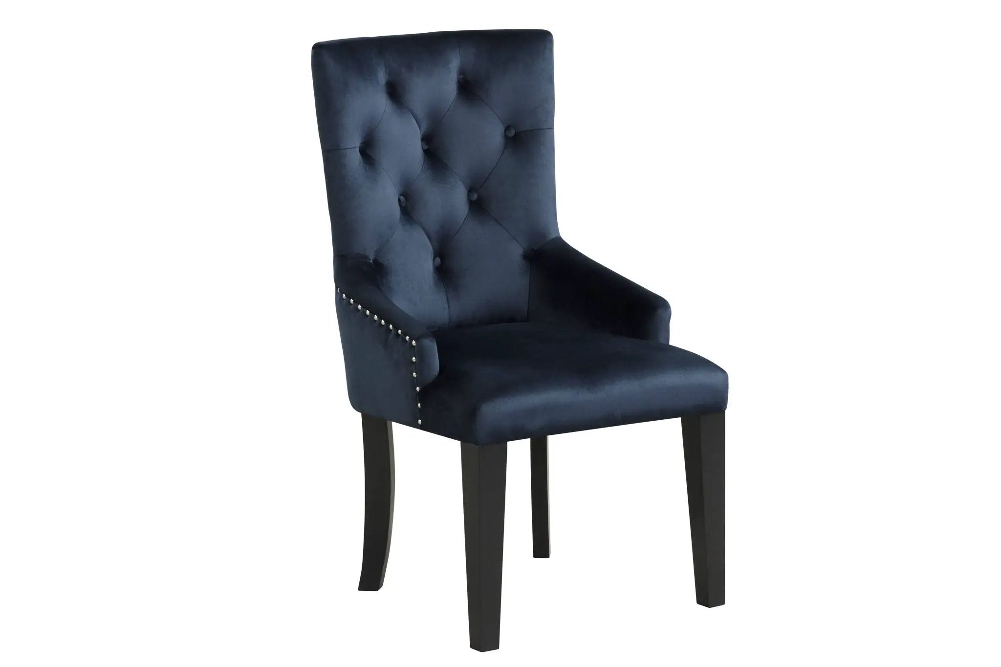 Varian II - Side Chair - Dark Navy by HouseOfZazla