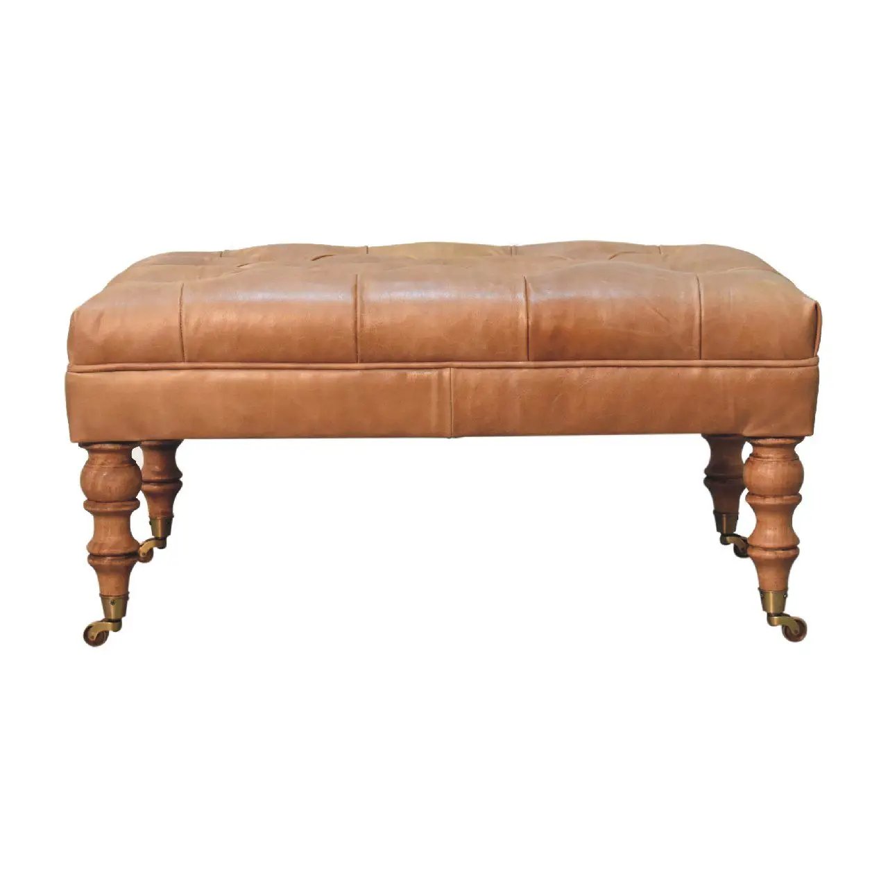 Buffalo - Ottoman With Castor Legs by Unique Piece Furniture