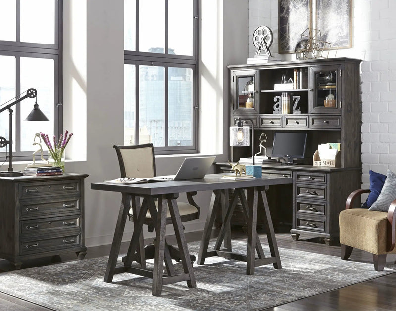 Sutton Place - Swivel Chair - Weathered Charcoal by Unique Piece Furniture