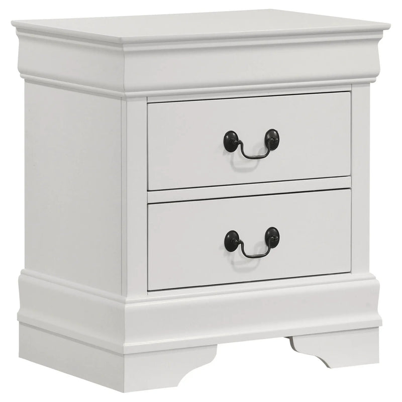 Louis Philippe 4-piece Twin Bedroom Set White by Unique Piece Furniture