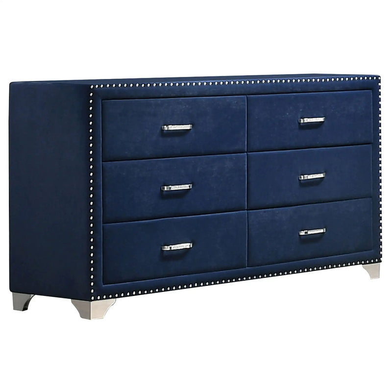 Melody 5-piece Queen Bedroom Set Pacific Blue by Unique Piece Furniture