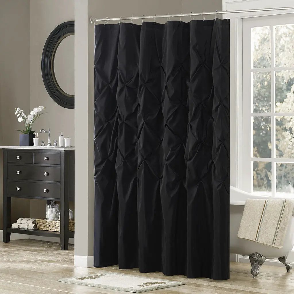 Tufted Semi-Sheer Shower Curtain by HouseOfZazla