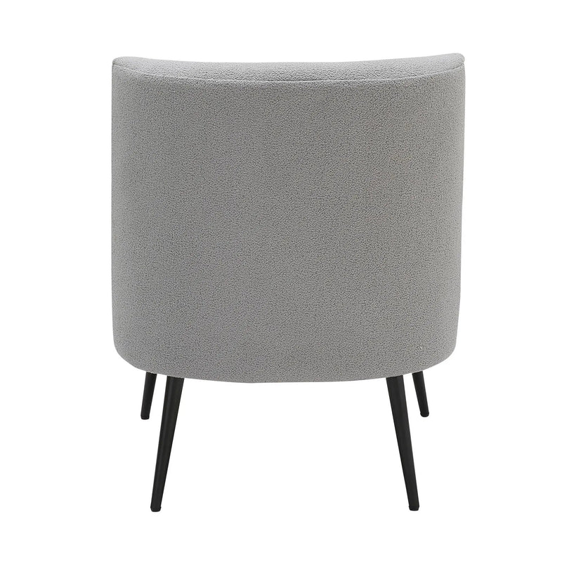 Fran - Contemporary Slipper Chair - Black / Light Gray by Unique Piece Furniture