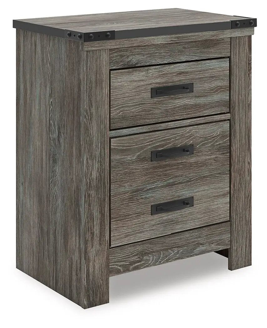 Frandern - Two Drawer Night Stand - Gray by Unique Piece Furniture