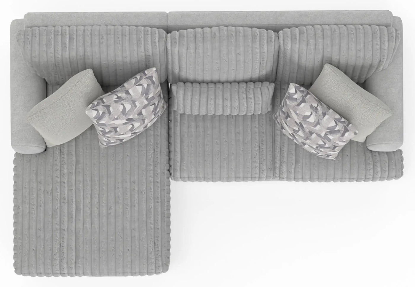 Titan - Sectional With Comfort Coil Seating And Accent Pillows Included by Unique Piece Furniture