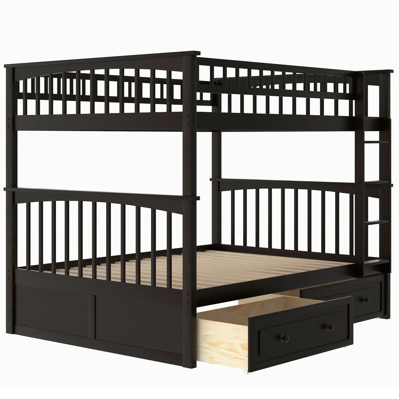 Bunk Bed With Drawers, Convertible Design by HouseOfZazla