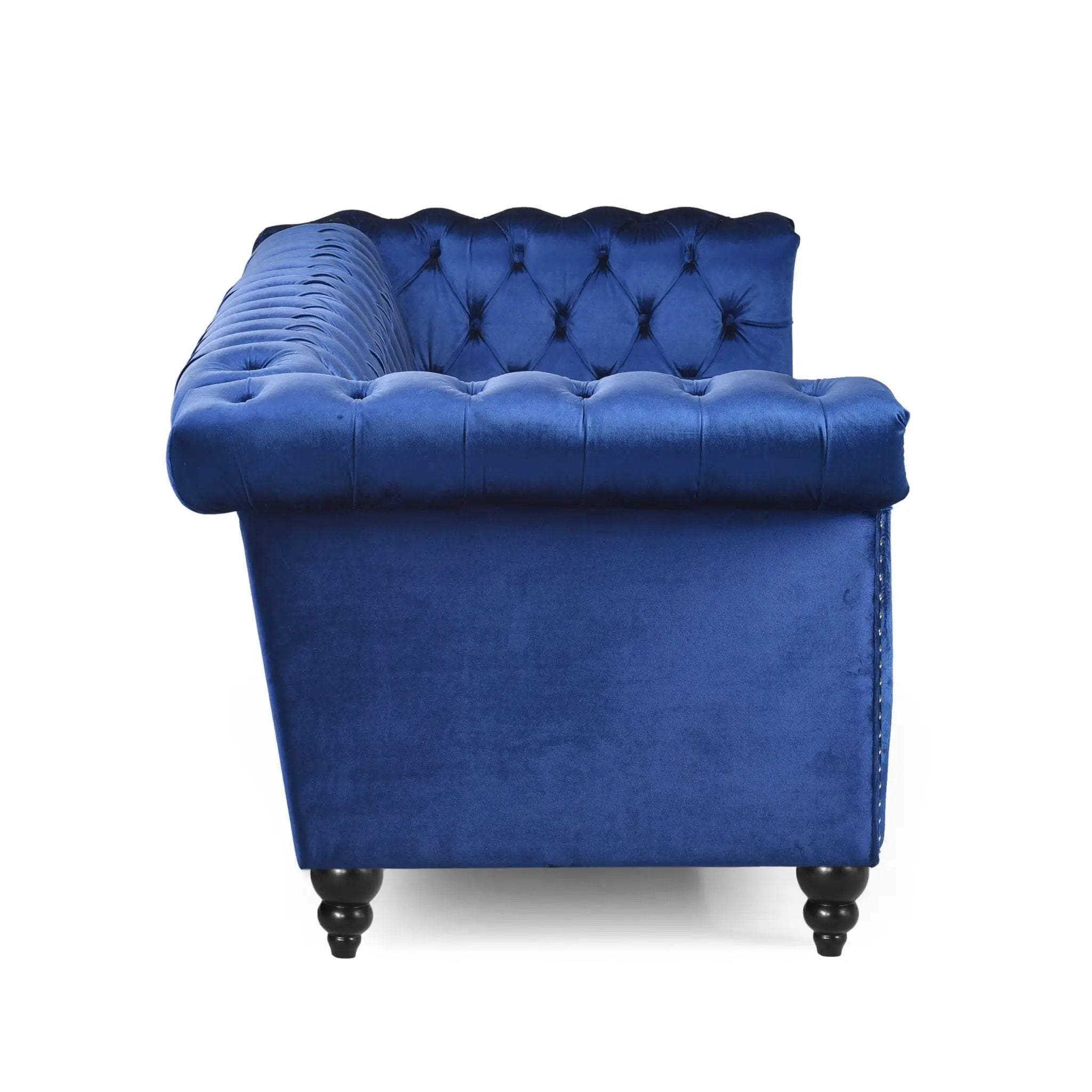 Chesterfield Style 3 Seater Sofa With Deep Button Tufting by HouseOfZazla