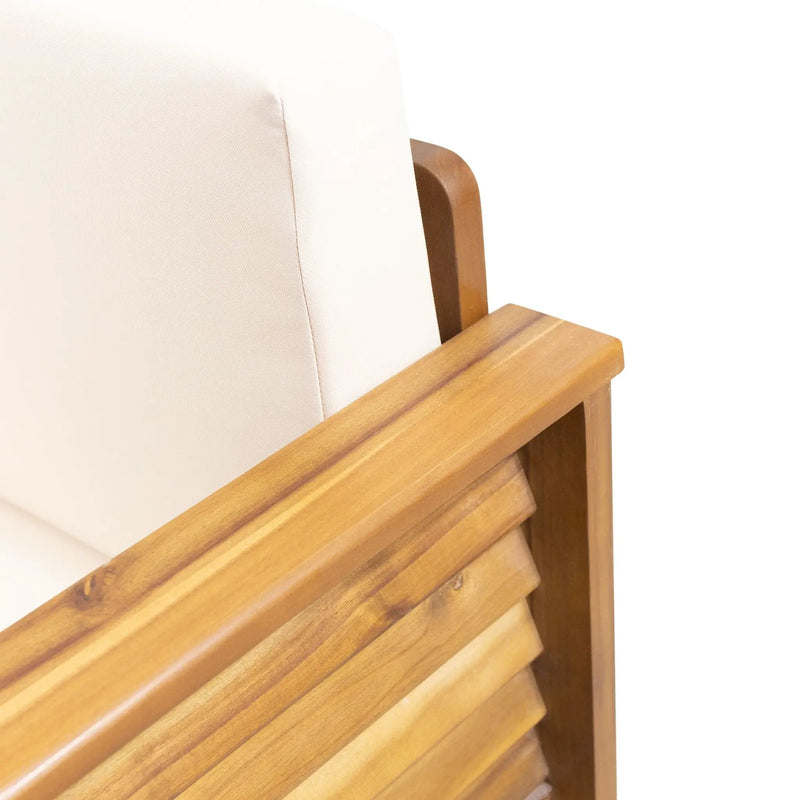 Slat Design Club Chairs With Cushions by HouseOfZazla