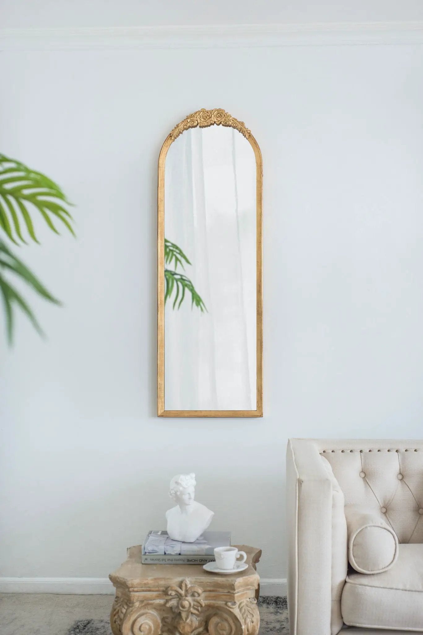 Wood Floor Mirror, Full Body Mirror Dressing Make Up Mirror For Bathroom by HouseOfZazla