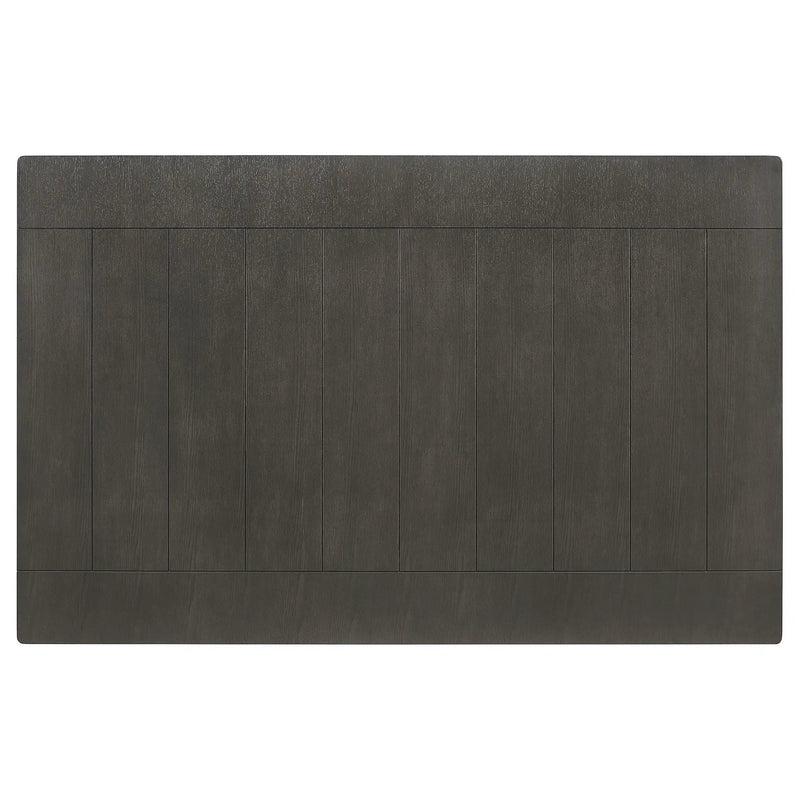 Dalila Rectangular 66-inch Wood Dining Table Dark Grey by Unique Piece Furniture