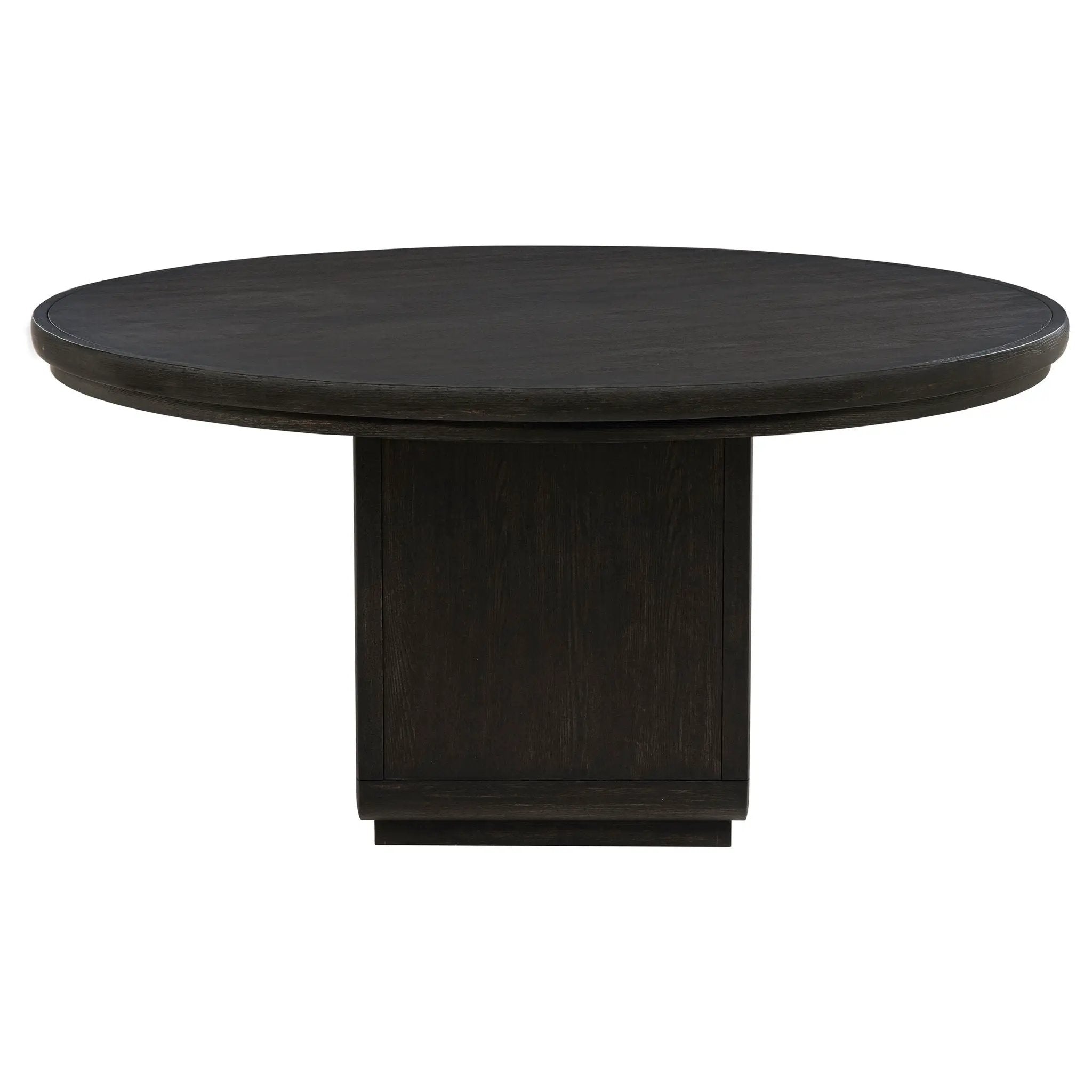 Leandro 7-piece Round Dining Table Set Burnished Black by Unique Piece Furniture