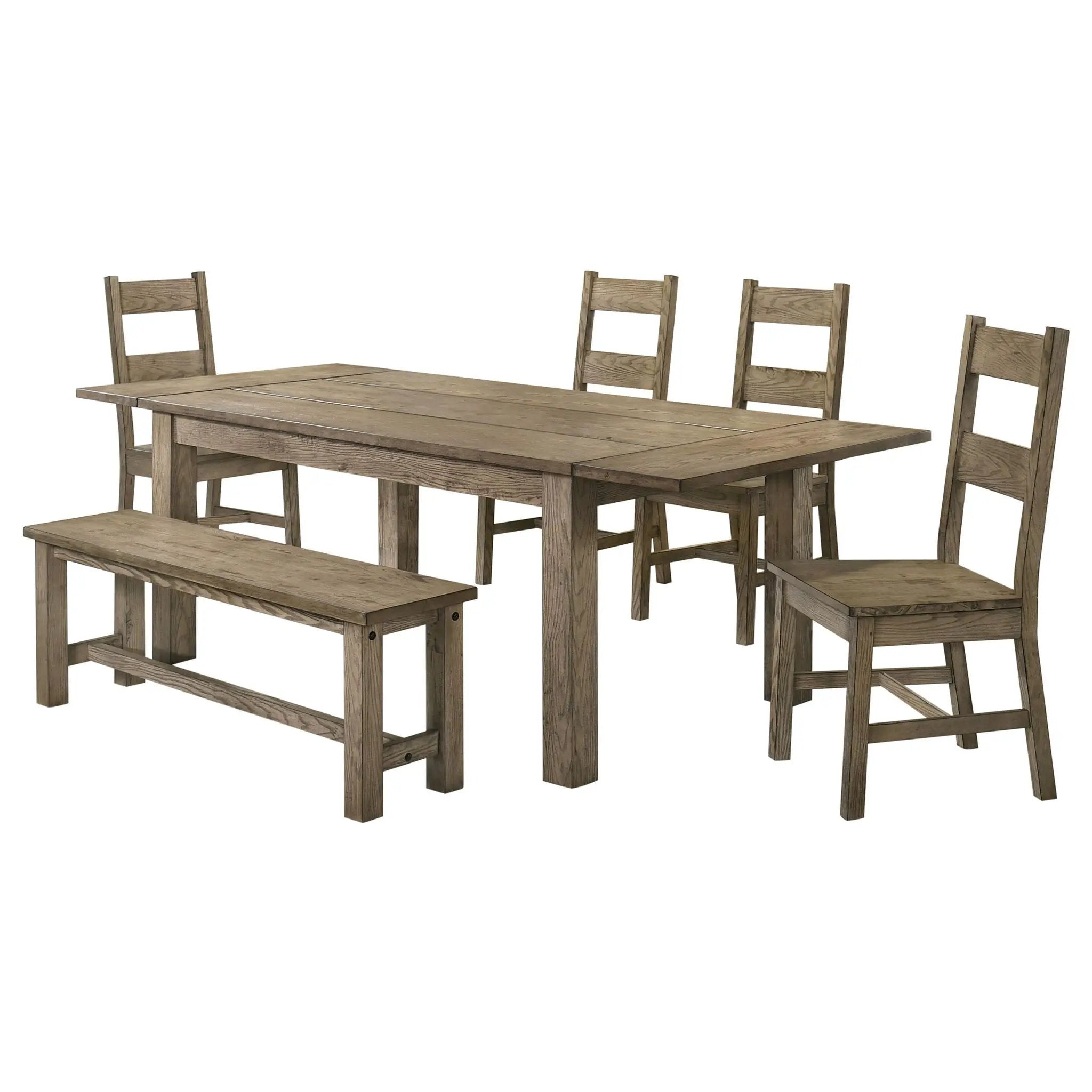Cardova 6-piece Extension Table Dining Set Vineyard Oak by Unique Piece Furniture