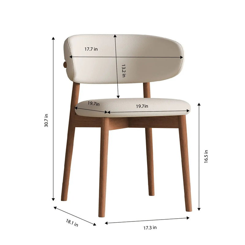Dining Chairs For Dining Room (Set of 2) - White by HouseOfZazla