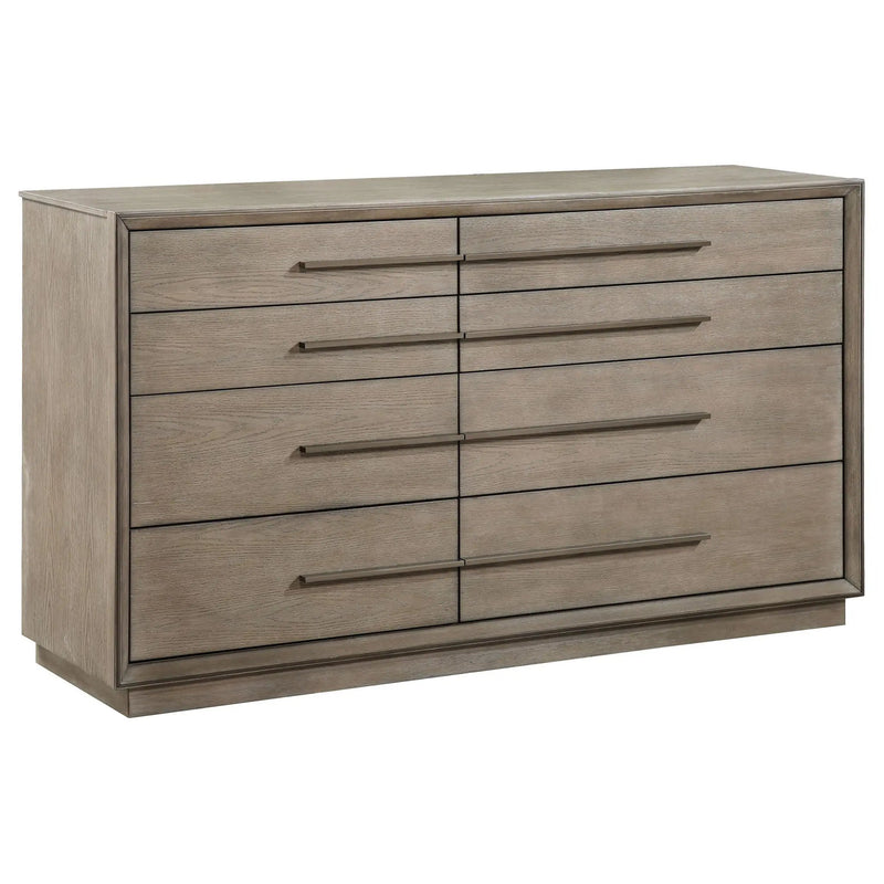 Durango 4-piece Eastern King Bedroom Set Taupe Oak by Unique Piece Furniture