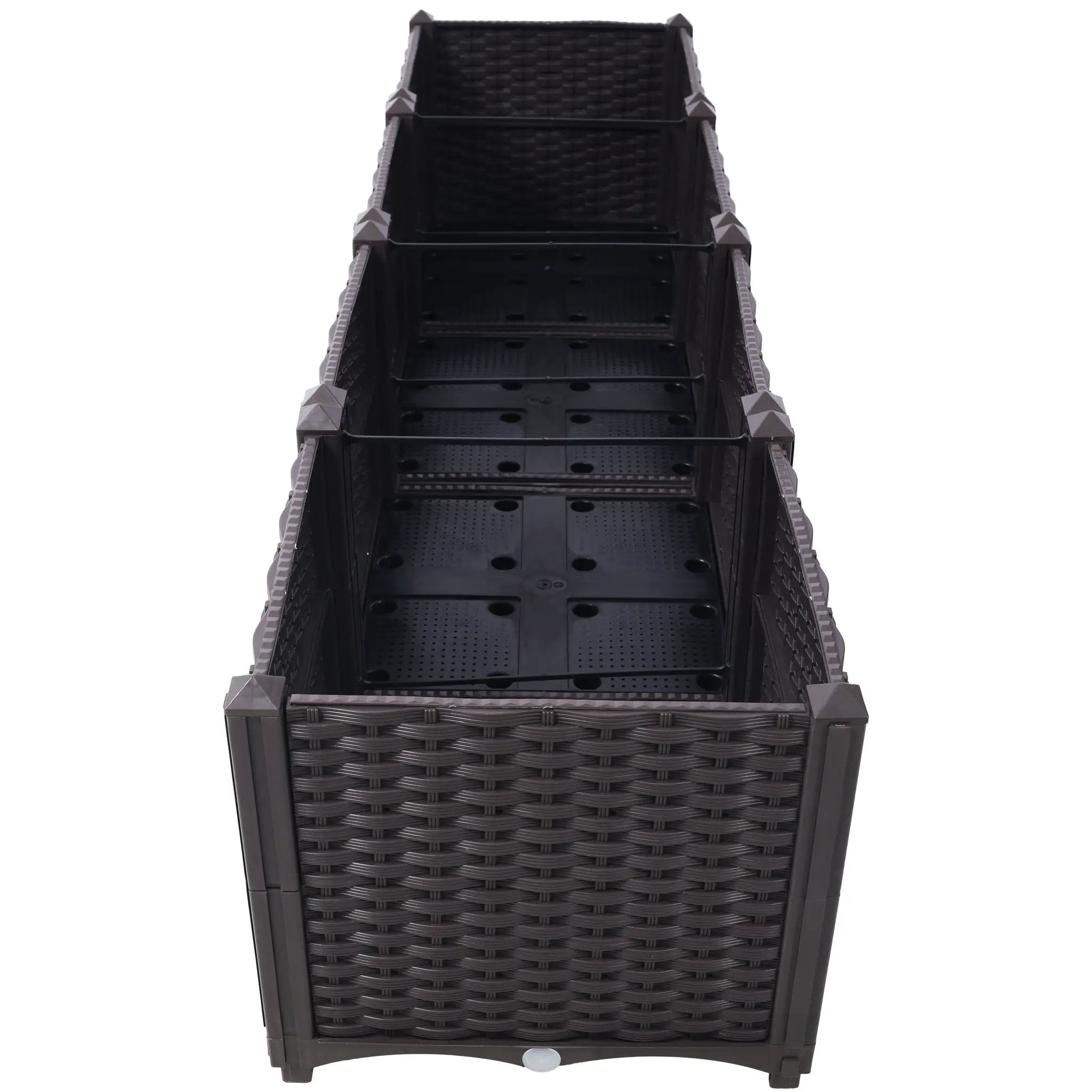 Deep Raised Garden Bed Plastic Planter Boxes by HouseOfZazla