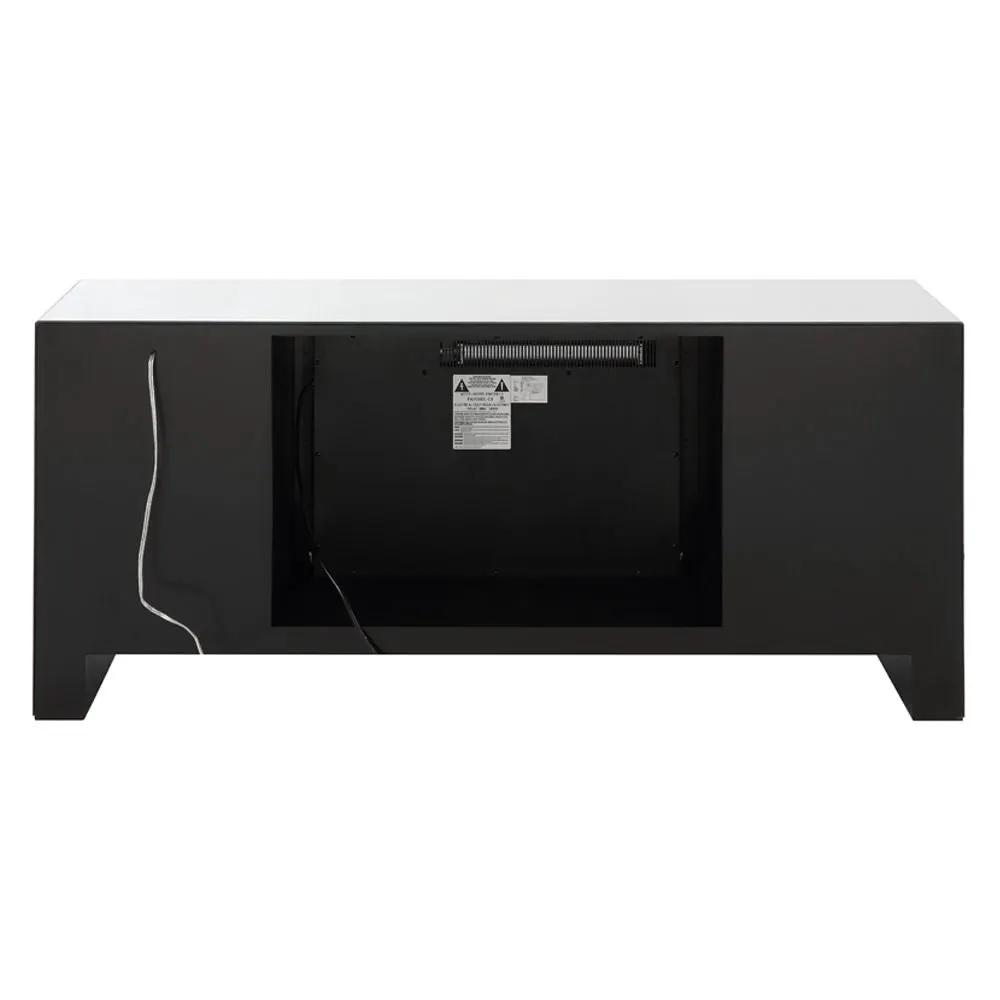 Noralie - 28" TV Stand With Fireplace & LED - Mirrored & Faux Diamonds by Unique Piece Furniture