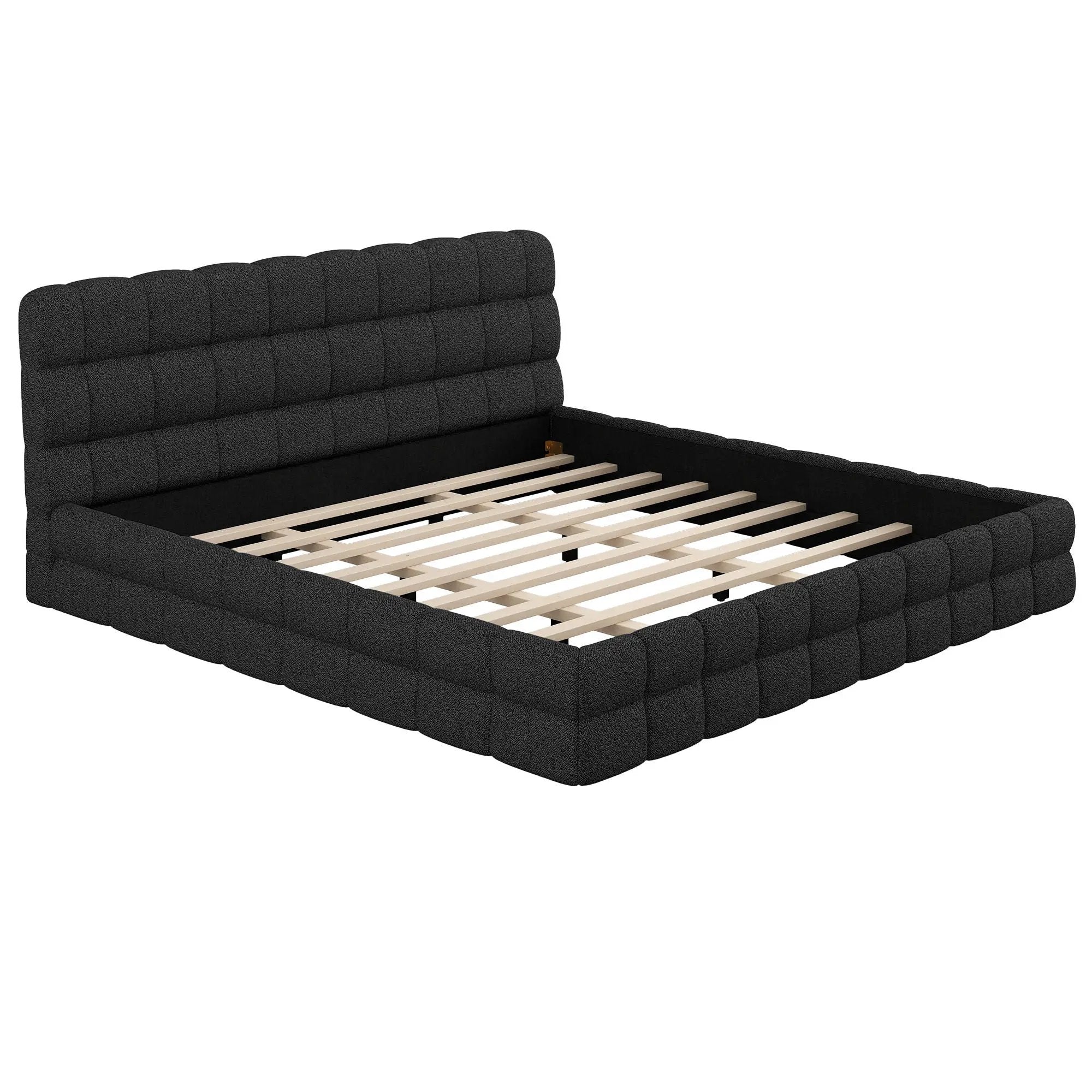Upholstered Platform Bed With Headboard by Unique Piece Furniture