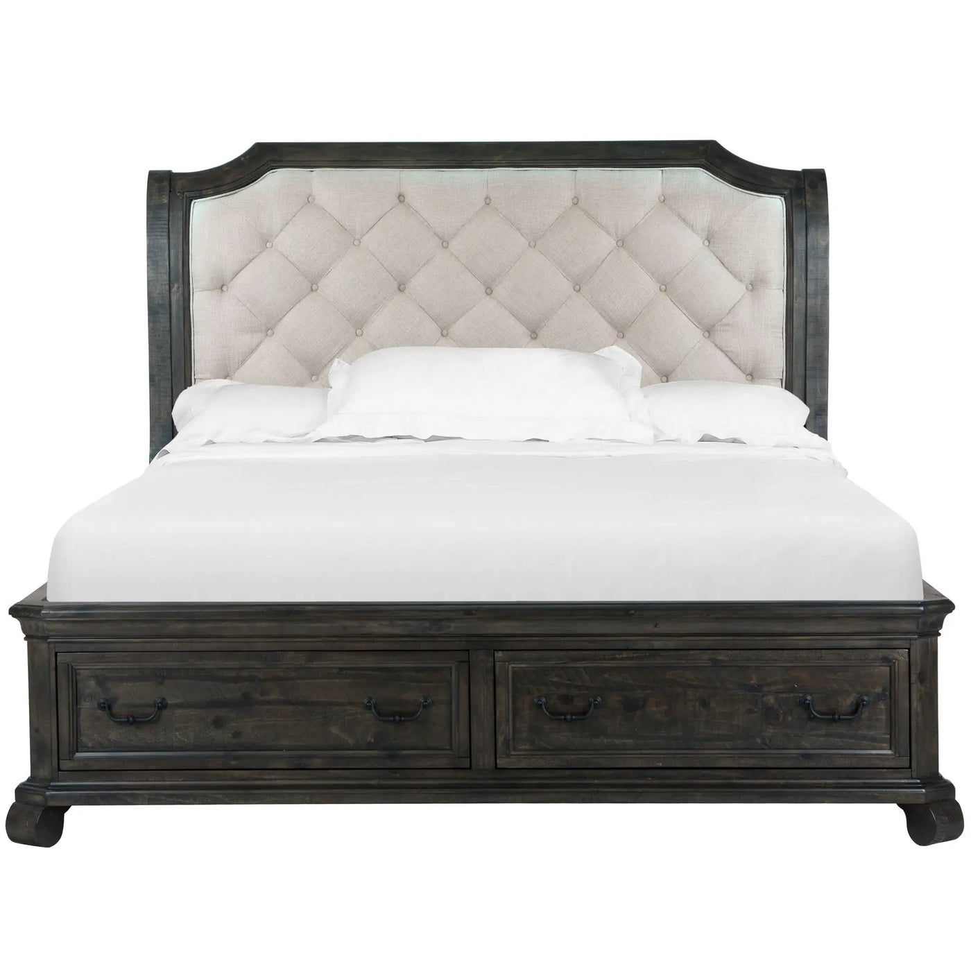 Bellamy - Complete Sleigh Storage Bed by Unique Piece Furniture
