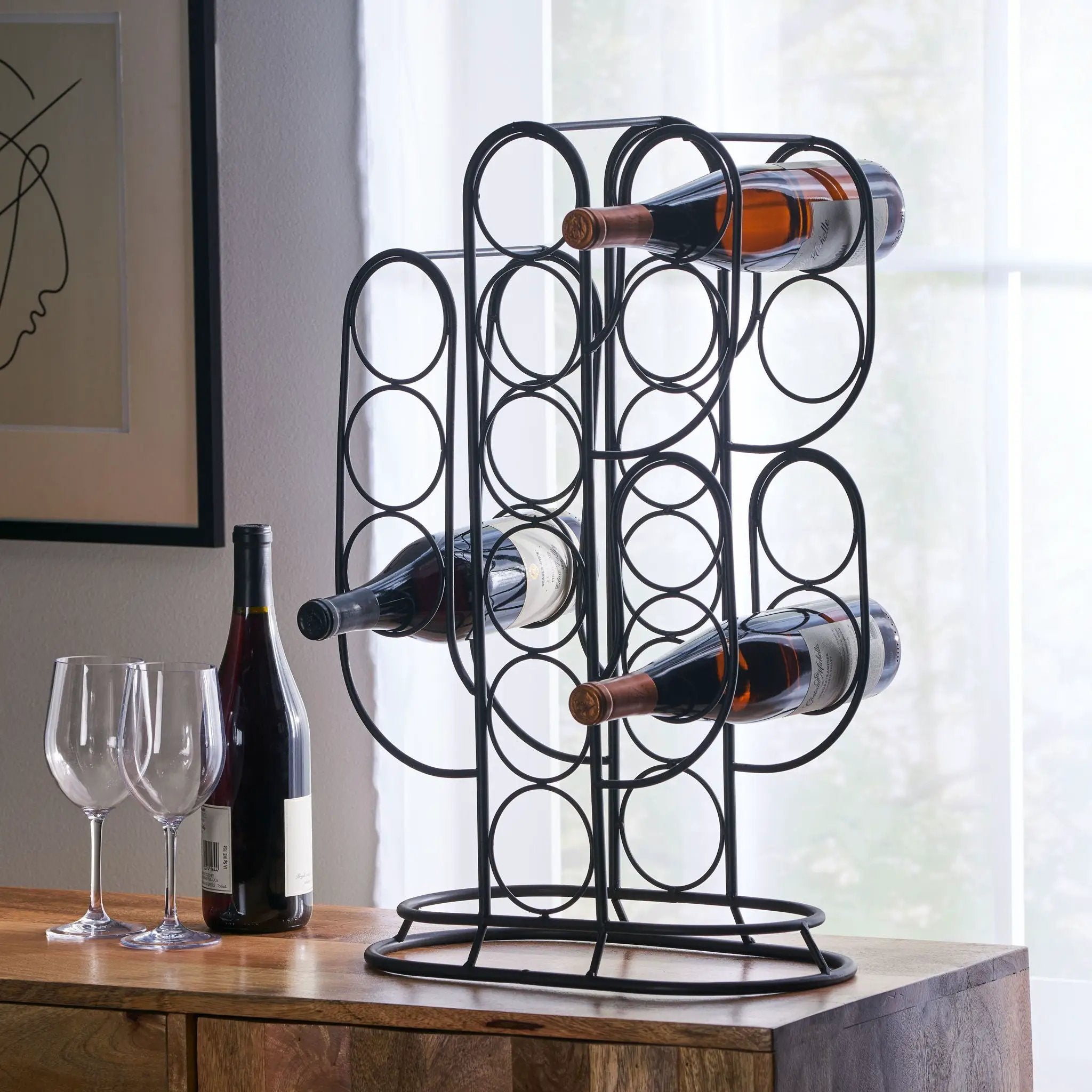 Wine Rack - Black by Unique Piece Furniture