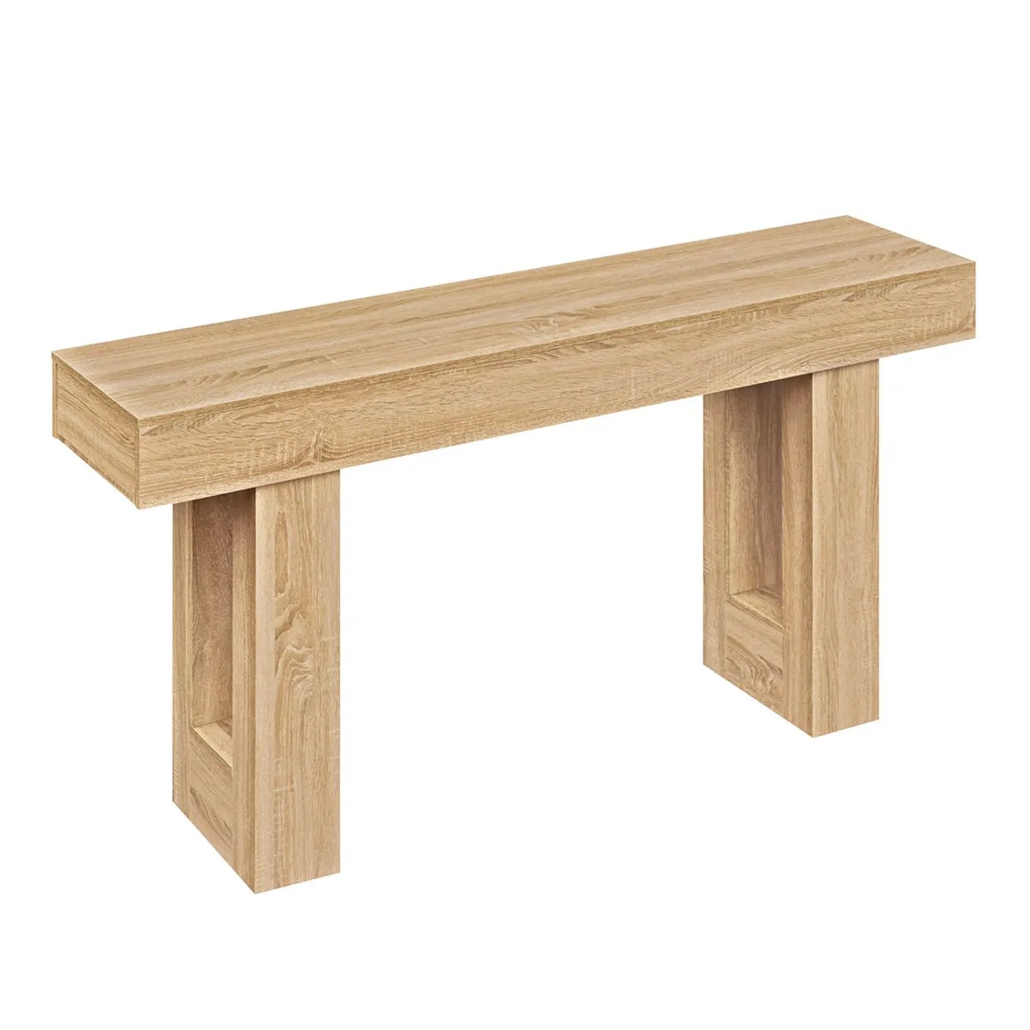 63 Inches Long Console Table Farmhouse Entryway Table with Storage by DirectDeals