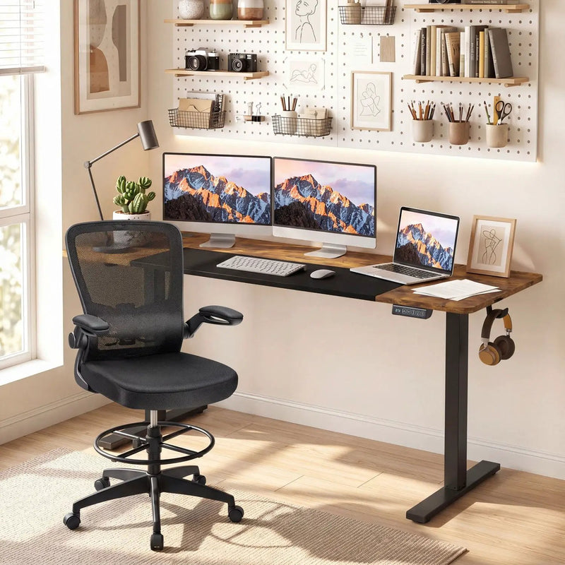 Electric Standing Desk 63x24 Inch with Memory Presets by DirectDeals