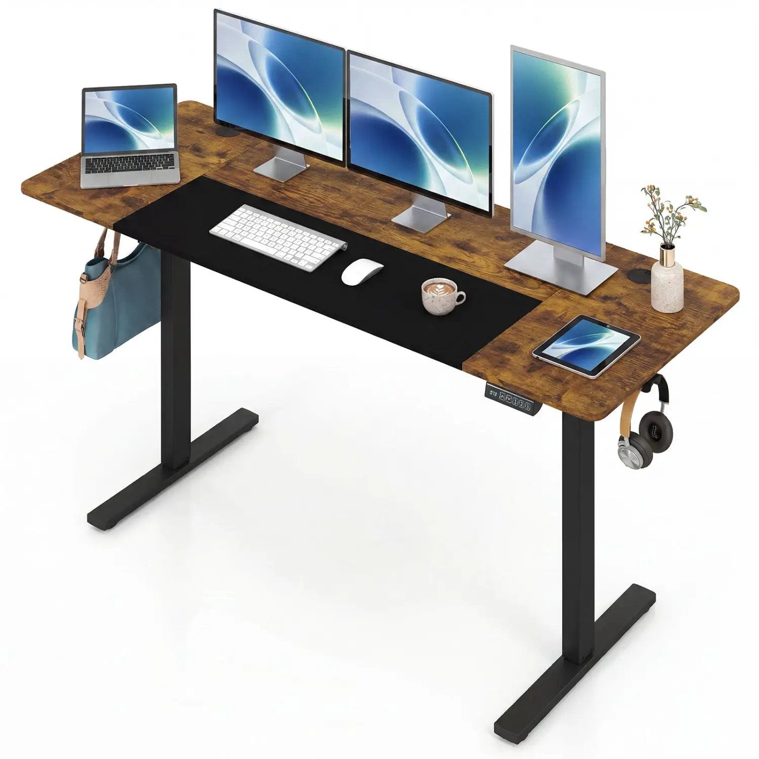 Electric Standing Desk 63x24 Inch with Memory Presets by DirectDeals