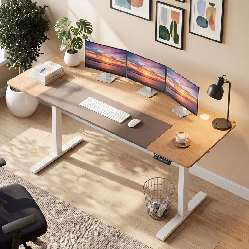 Electric Standing Desk 63x24 Inch with Memory Presets by DirectDeals
