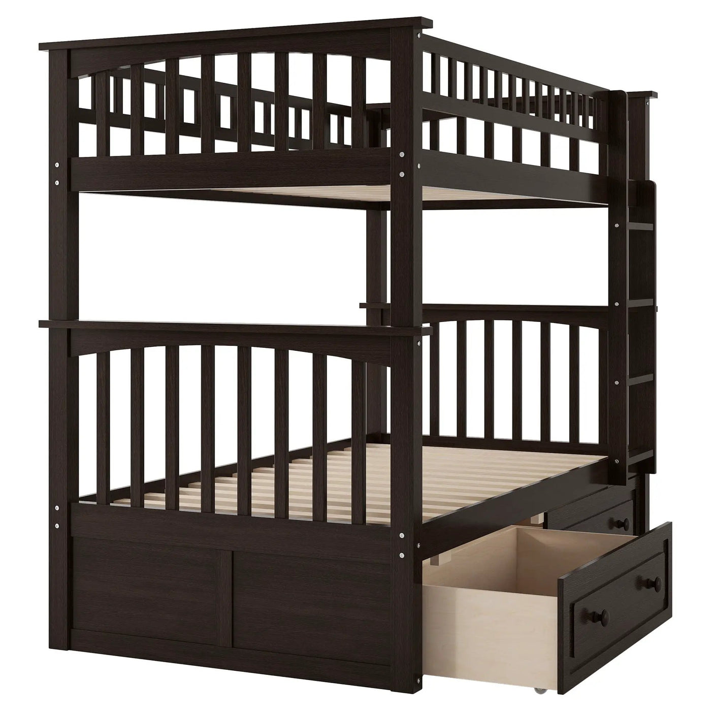 Bunk Bed With Drawers, Convertible Design by HouseOfZazla