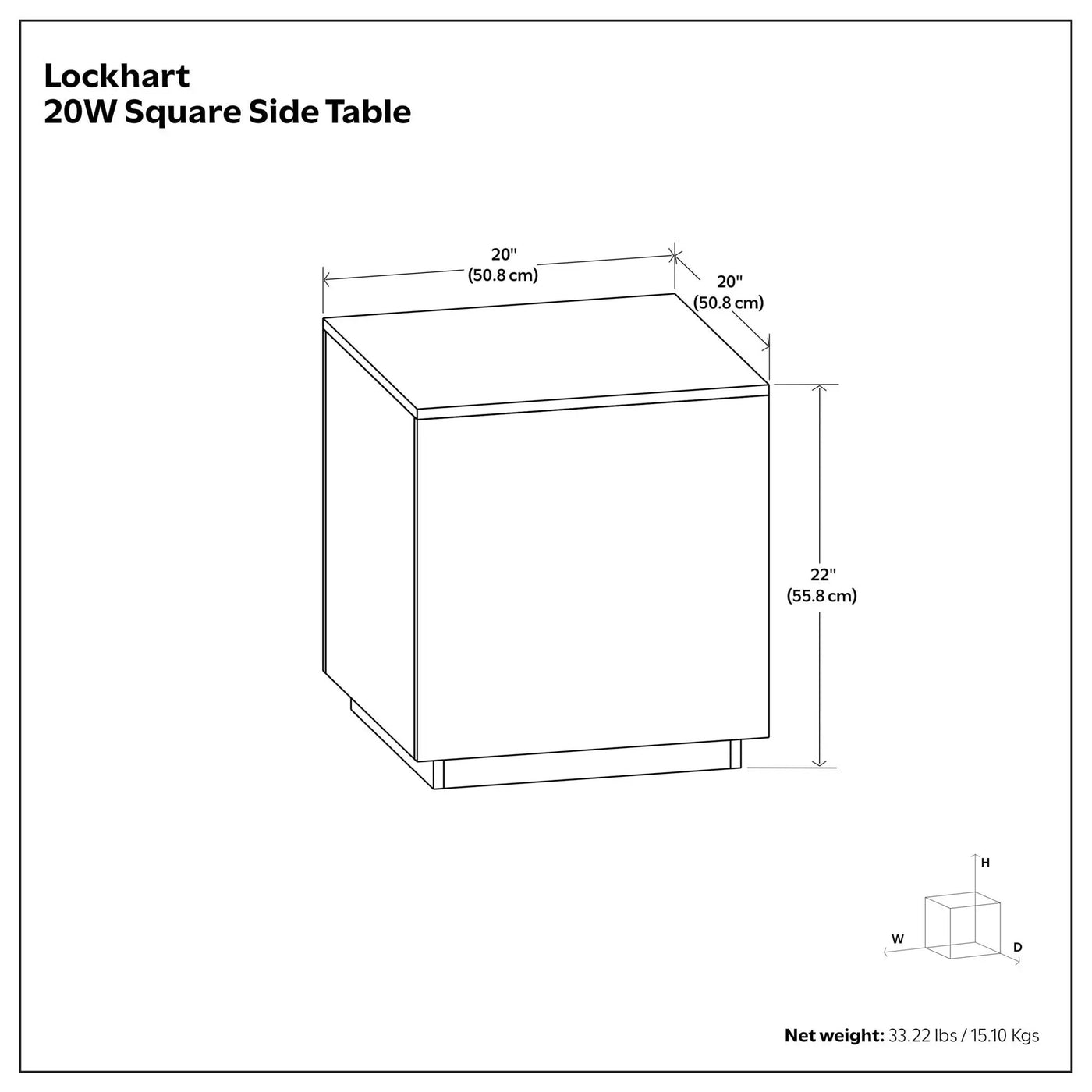Lockhart - Side Table by HouseOfZazla