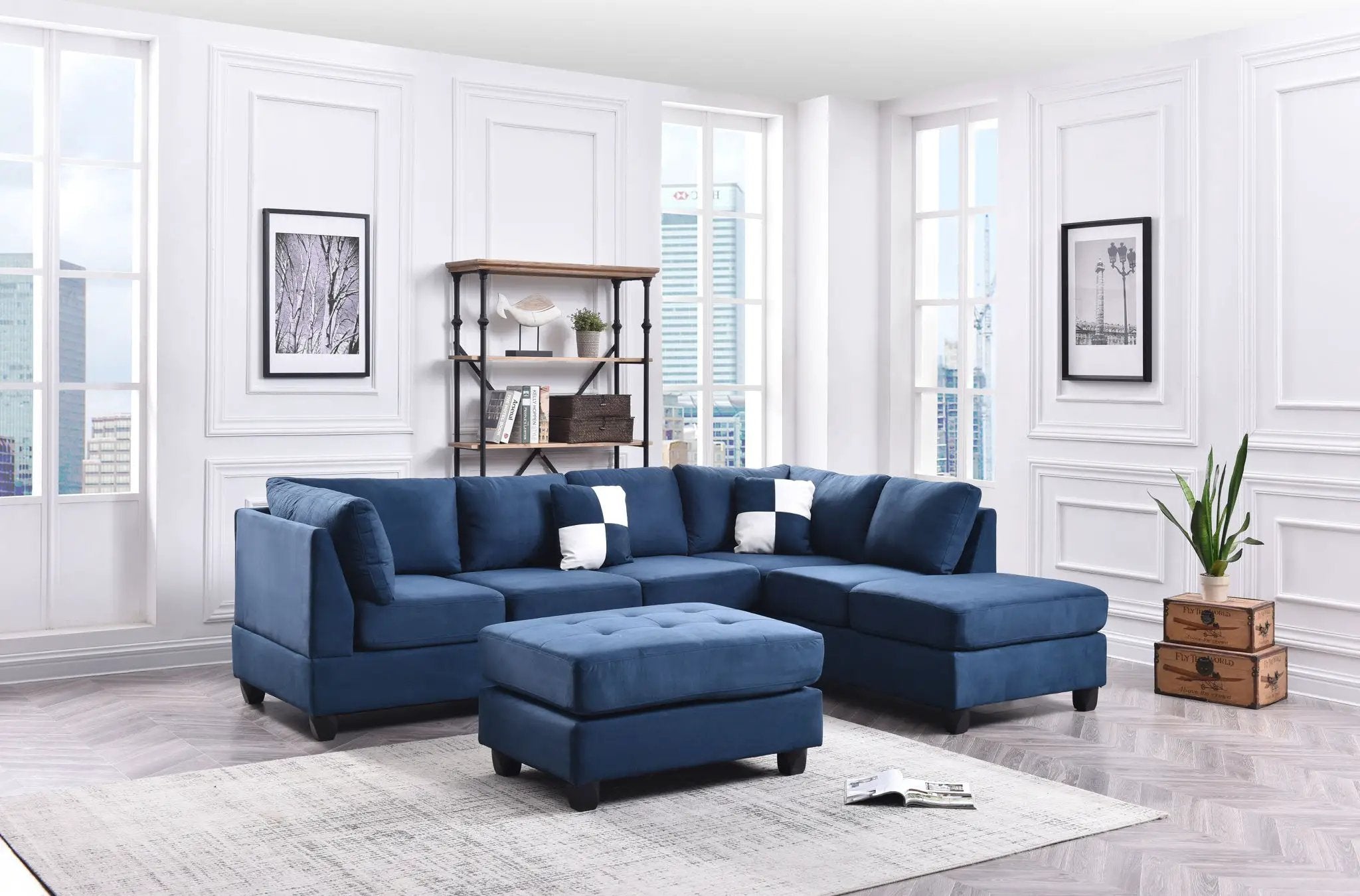 Malone - Comfort Sectional by Unique Piece Furniture