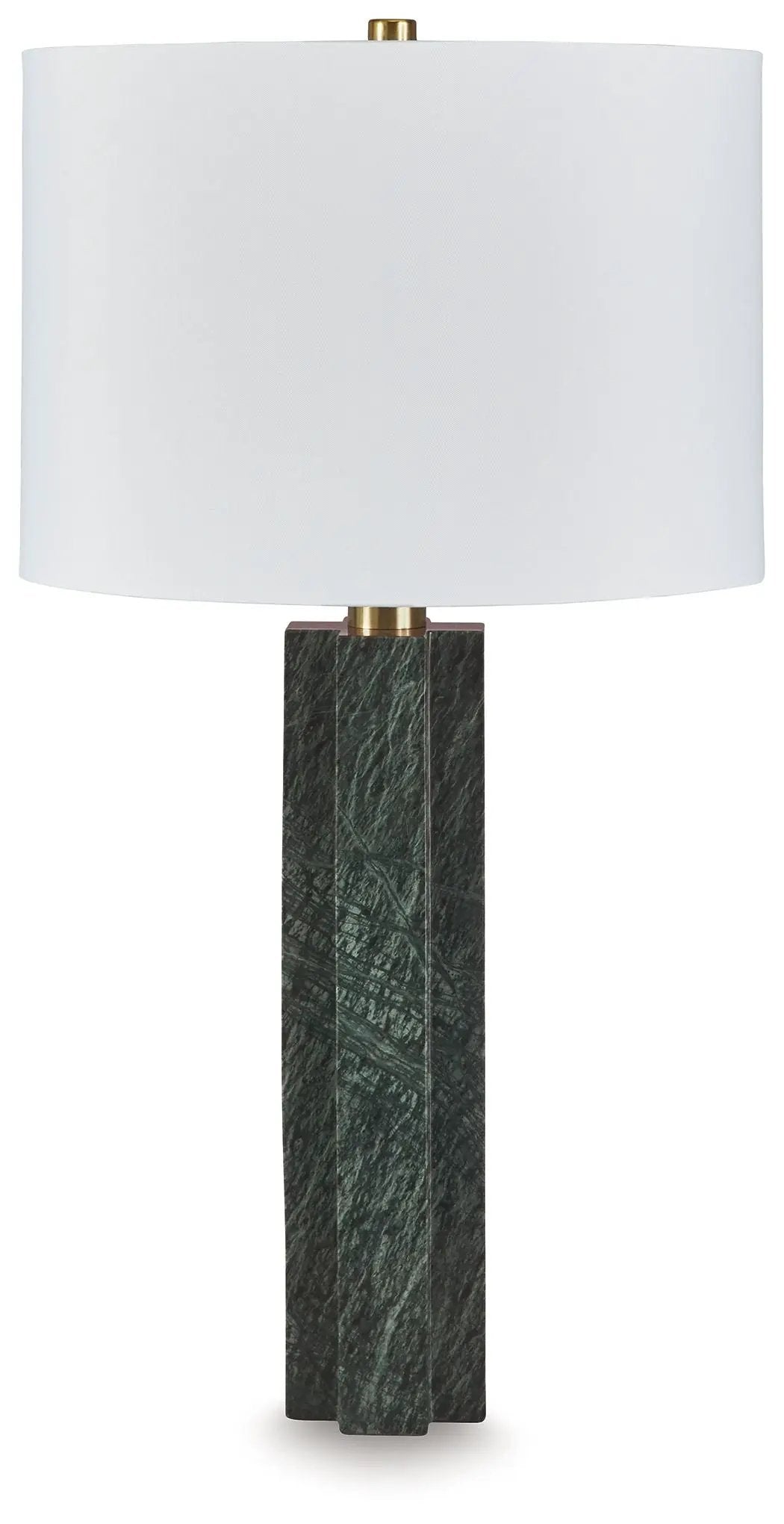 Keegan - Marble Table Lamp - Green by Unique Piece Furniture