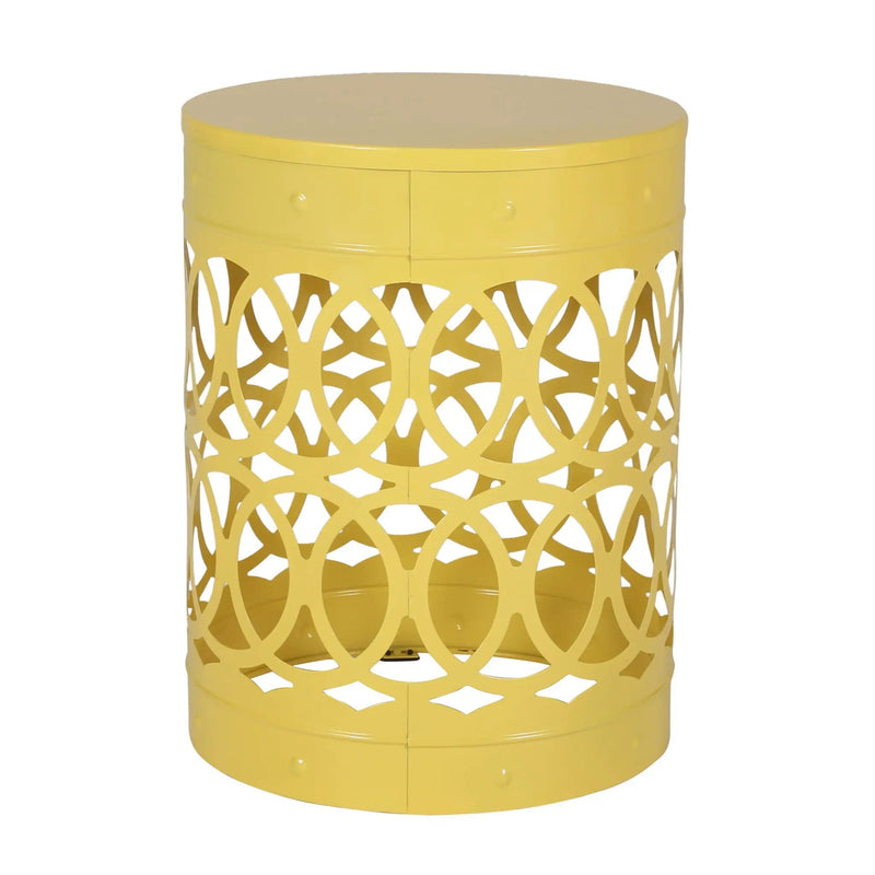 Outdoor Metal Large End Table, Modern Design by HouseOfZazla