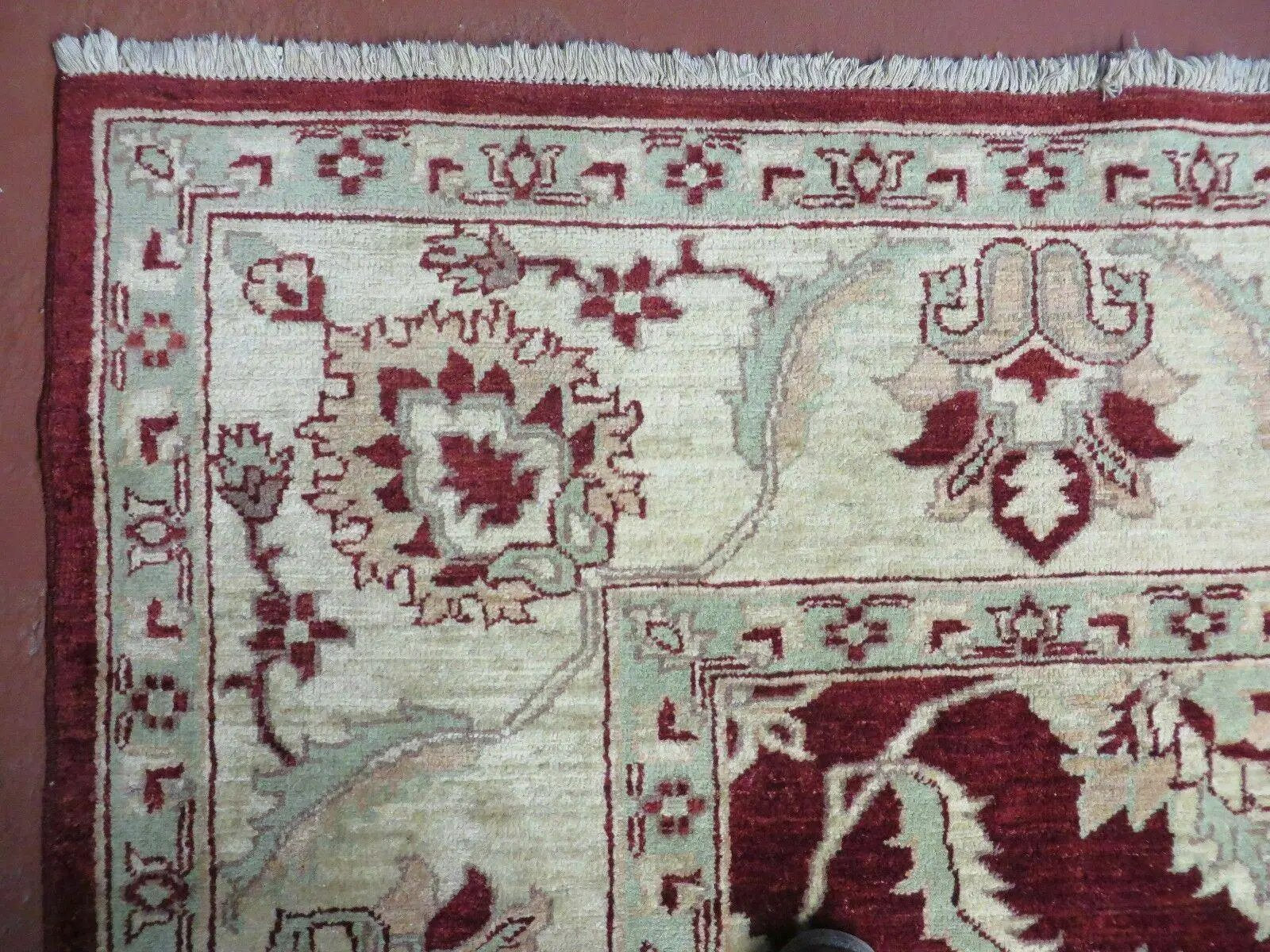8' X 10' Vintage Fine Handmade Peshawar Agra Chobi Rug by Jewel Rugs