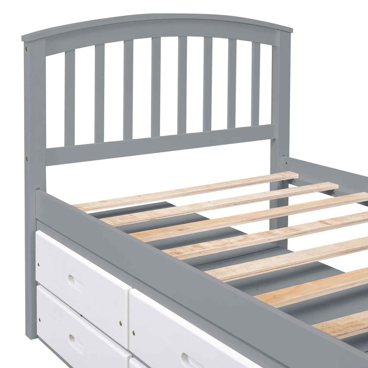 Platform Storage Bed Solid Wood Bed With 6 Drawers by HouseOfZazla