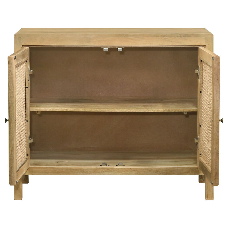 Henley - 2 Door Accent Cabinet - Natural by HouseOfZazla