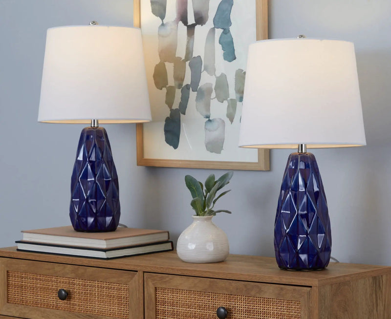 Hex - Contemporary Lamp (Set of 2) by HouseOfZazla