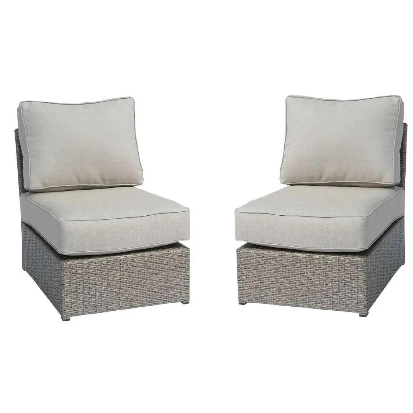 Armless Patio Chair With Cushions by HouseOfZazla