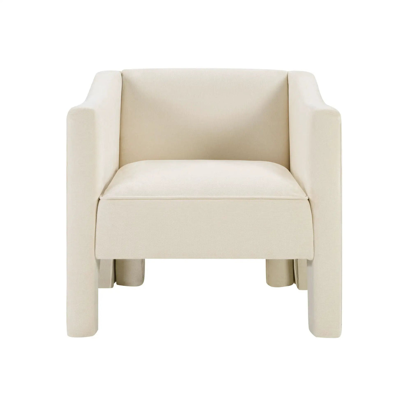 Barrel Accent Chair With Enclosed Arms by Unique Piece Furniture