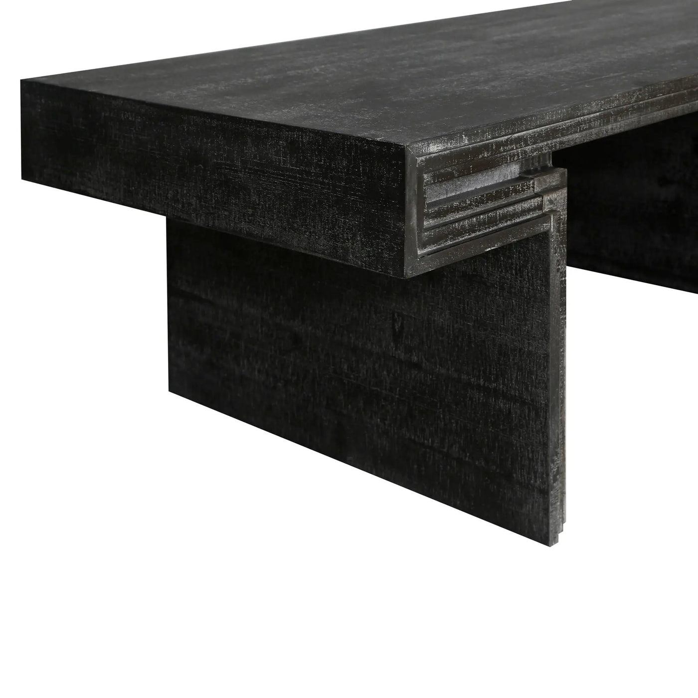 American Vintage Industrial Coffee Table, Double Tier Design by HouseOfZazla