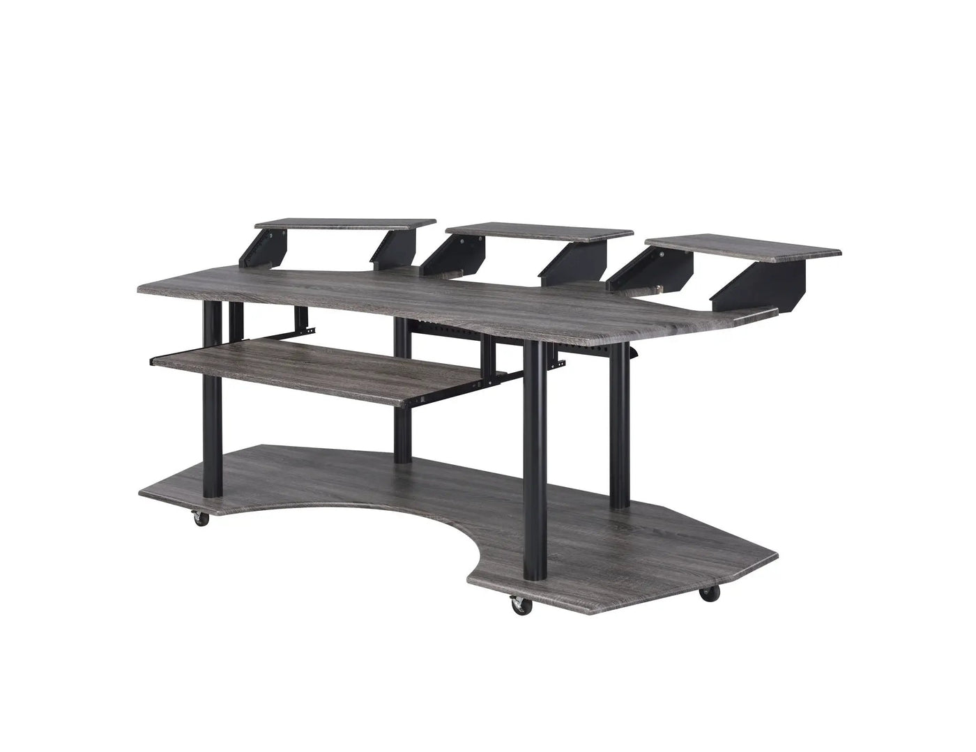Eleazar - Music Recording Studio Desk - Wood by Unique Piece Furniture