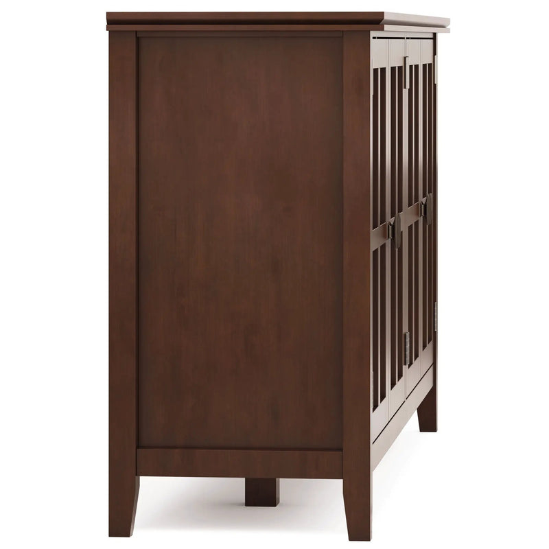 Artisan - Handcrafted Wide 4 Door Storage Cabinet by Unique Piece Furniture