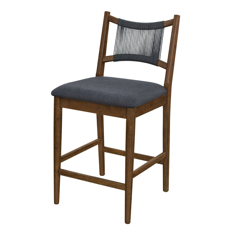 Arno Indoor Upholstered Wooden Counter Stool by HouseOfZazla