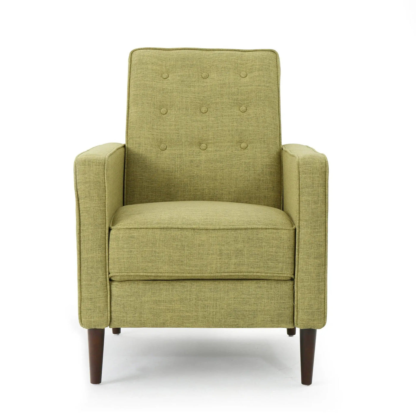 Mid-Century Modern Recliner With Button Tufted Waffle Stitch by Unique Piece Furniture