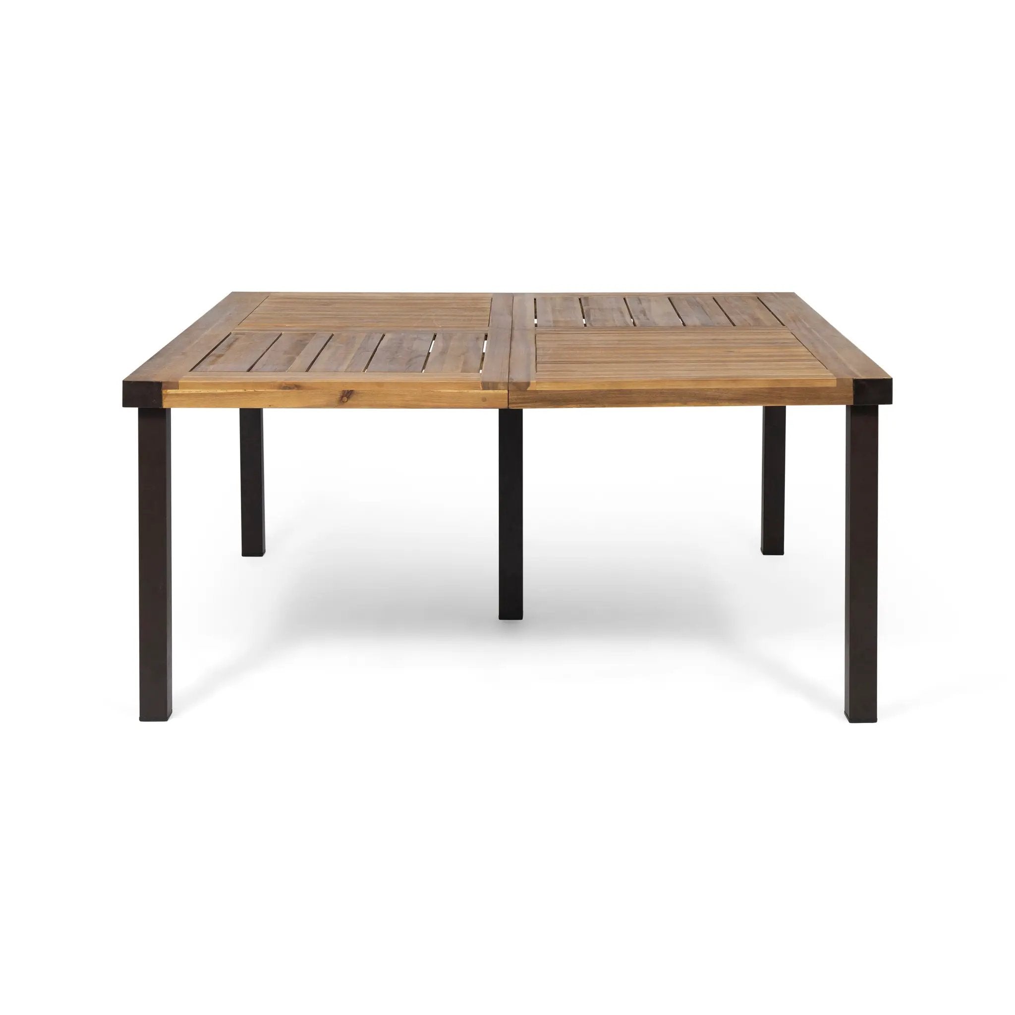 9 PCS Outdoor Dining Set with 64" Solid Wood Table and Chairs by HouseOfZazla