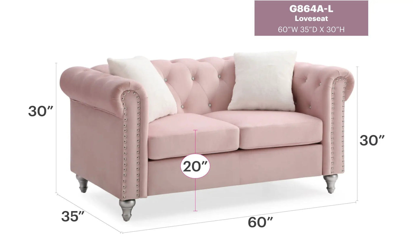 Stylish Contemporary Loveseat by HouseOfZazla