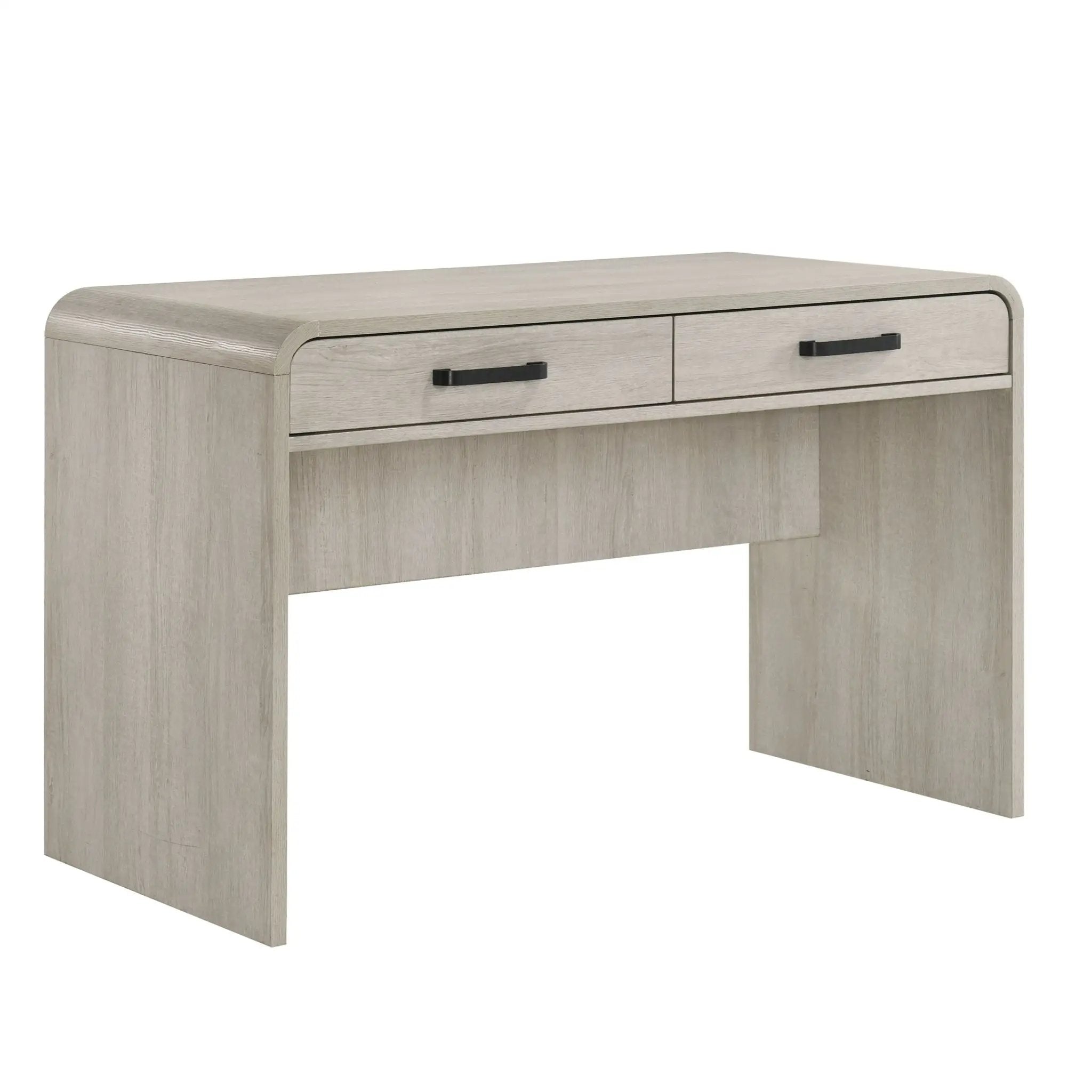 Writing Desk With Dual Drawers, Home Office Furniture - Antique White by HouseOfZazla