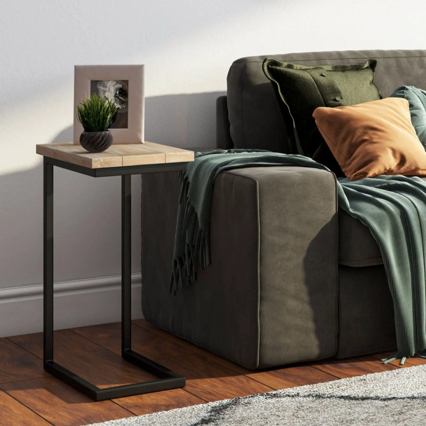 Skyler - C Side Handcrafted Table by HouseOfZazla